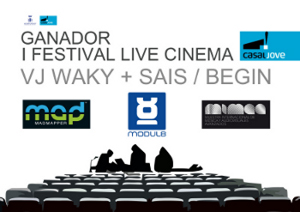 Winners of I-LiveCinema Festival: Vj Waky + Sais